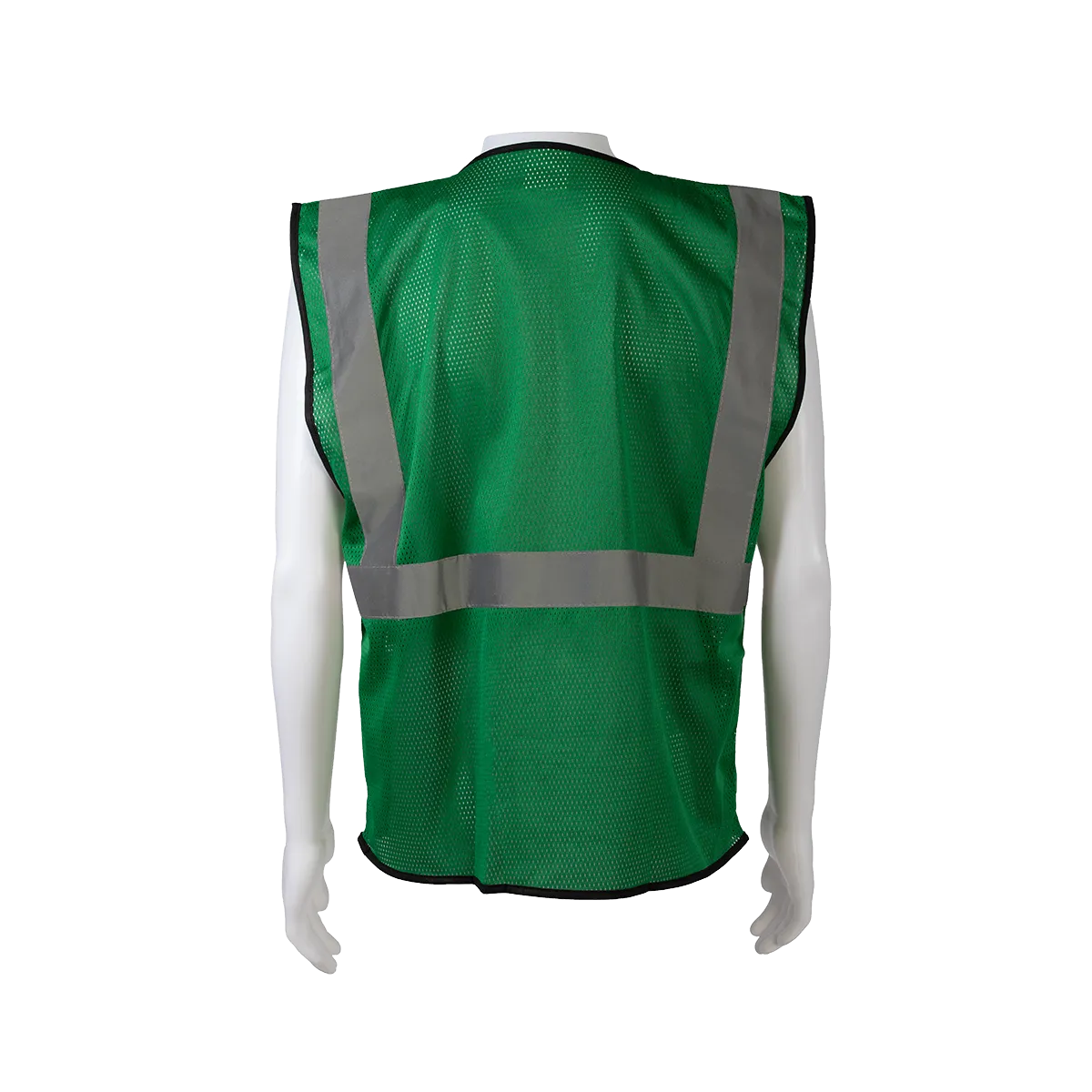 GVM-S1 ANSI NON-Rated Green Mesh Safety Vest for Enhanced Safety & Identification