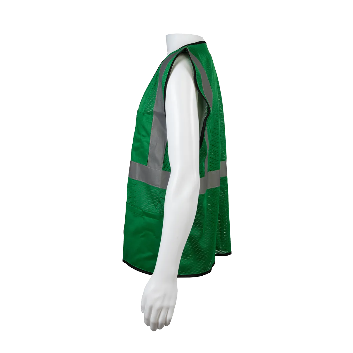 GVM-S1 ANSI NON-Rated Green Mesh Safety Vest for Enhanced Safety & Identification