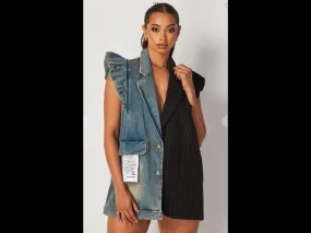 Half and half vest