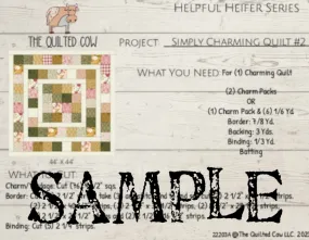 Helpful Heifer Simply Charming Quilt #2