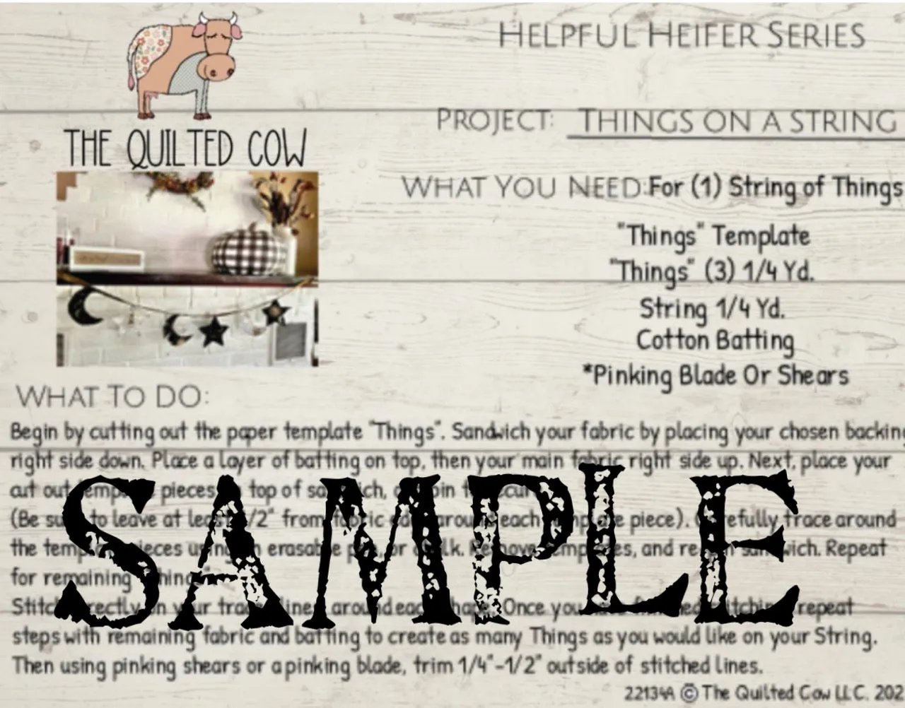 Helpful Heifer Things On A String