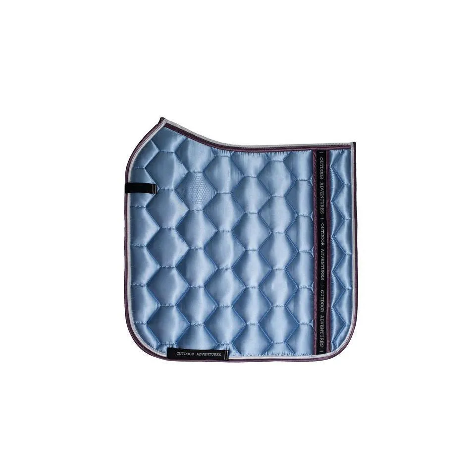 Honeycomb Quilted Satin Saddle Pad - Dressage