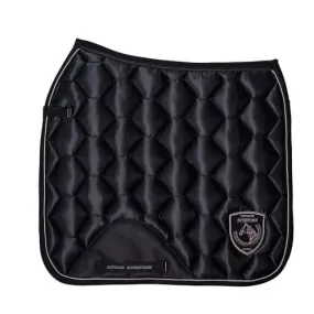 Honeycomb Quilted Satin Saddle Pad - Dressage