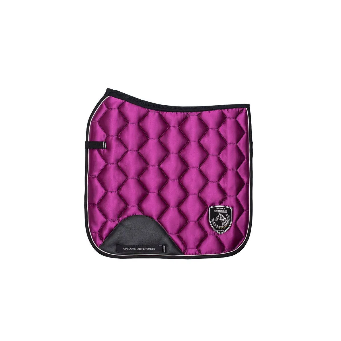 Honeycomb Quilted Satin Saddle Pad - Dressage