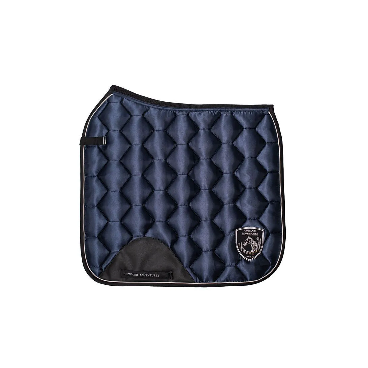 Honeycomb Quilted Satin Saddle Pad - Dressage