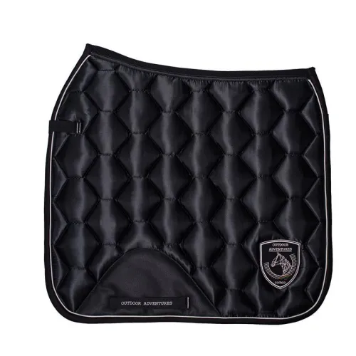Honeycomb Quilted Satin Saddle Pad - Dressage