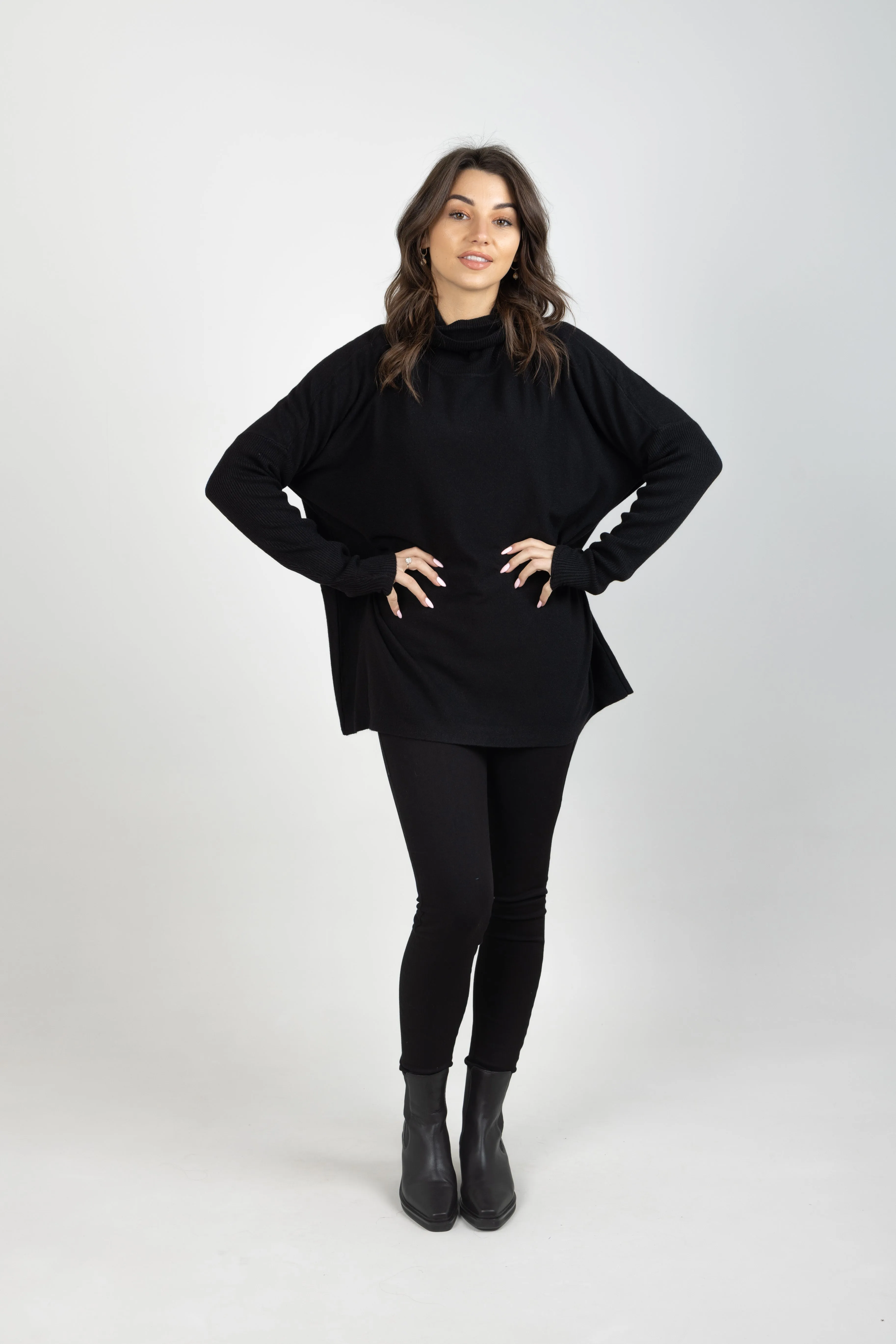 HORIZON RELAXED JUMPER ONYX