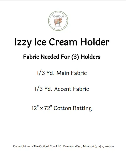 Izzy Ice Cream Holder