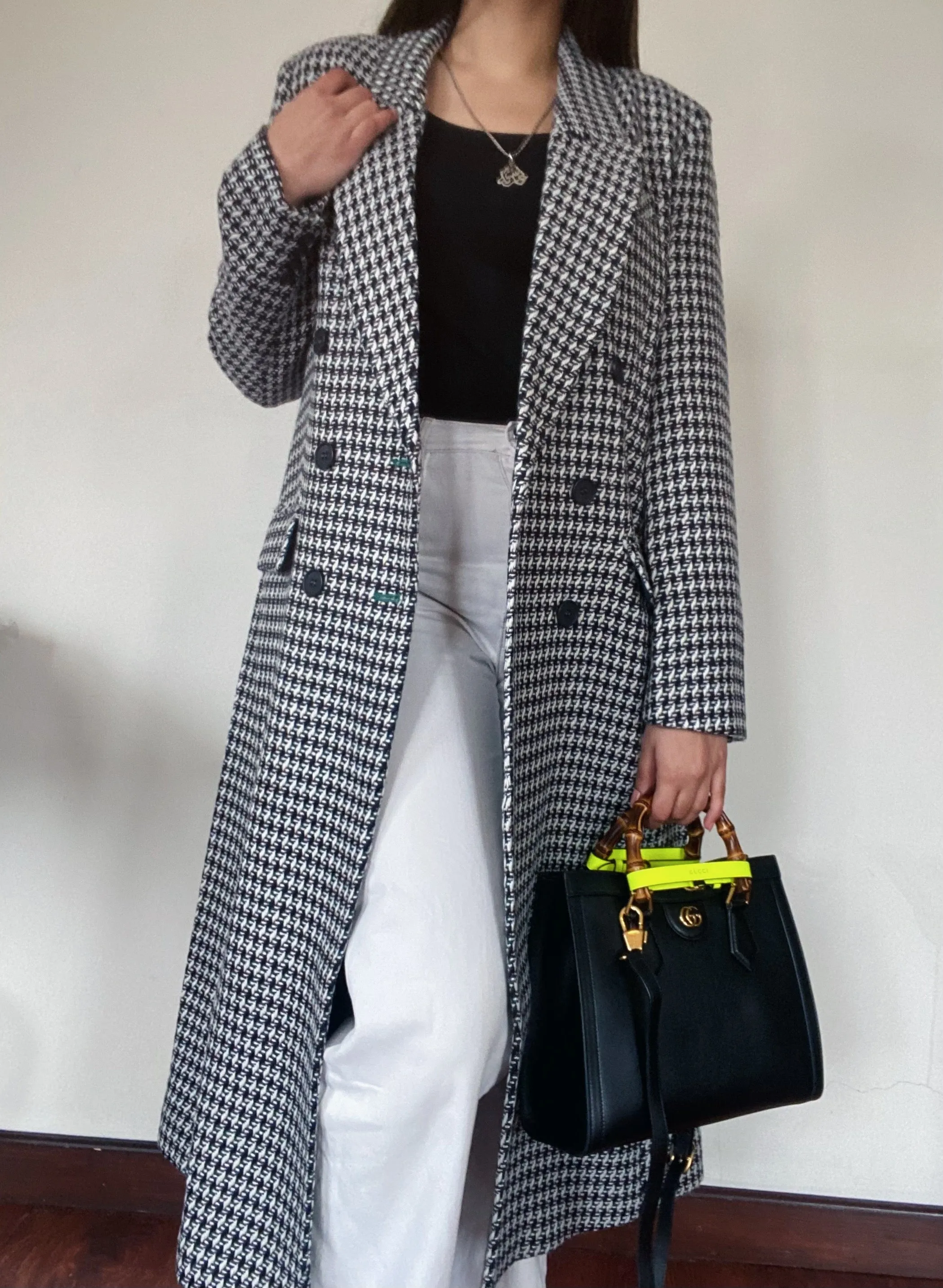 Jason Wu Checkered Long Coat