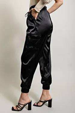 Kellie Cargo Pants-Black
