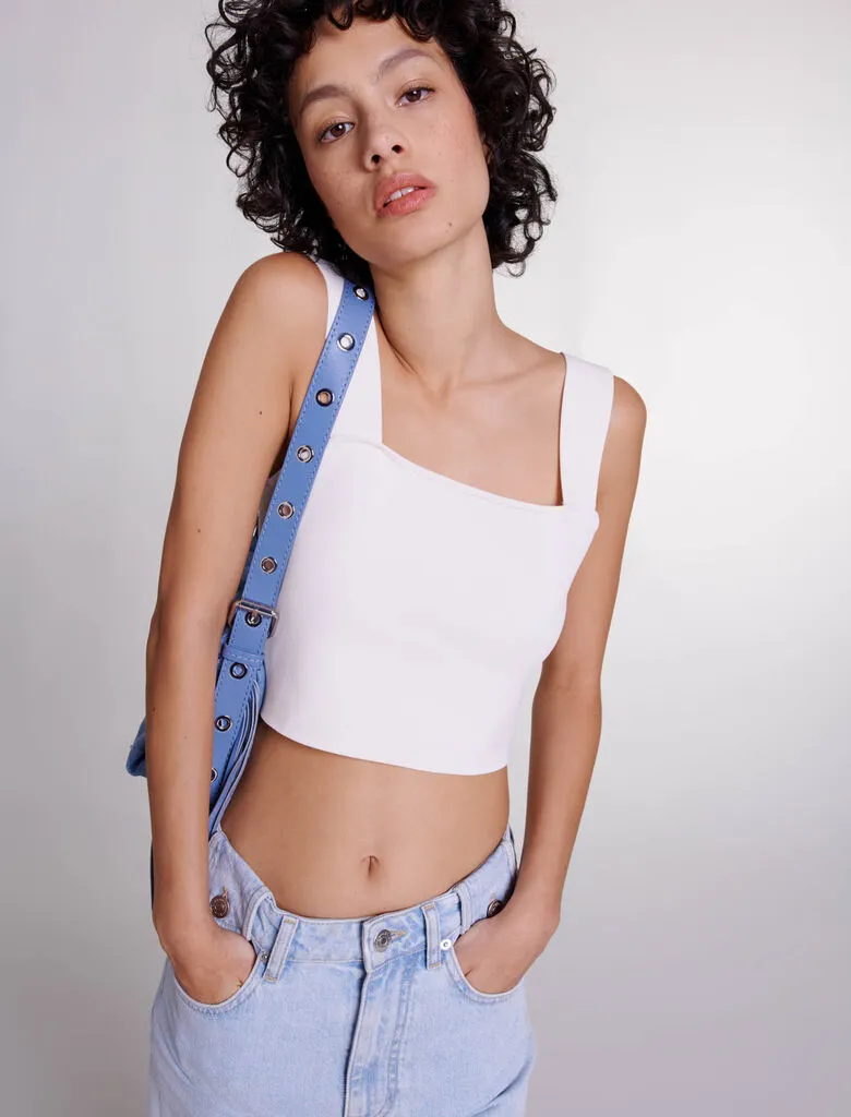 Knit crop top