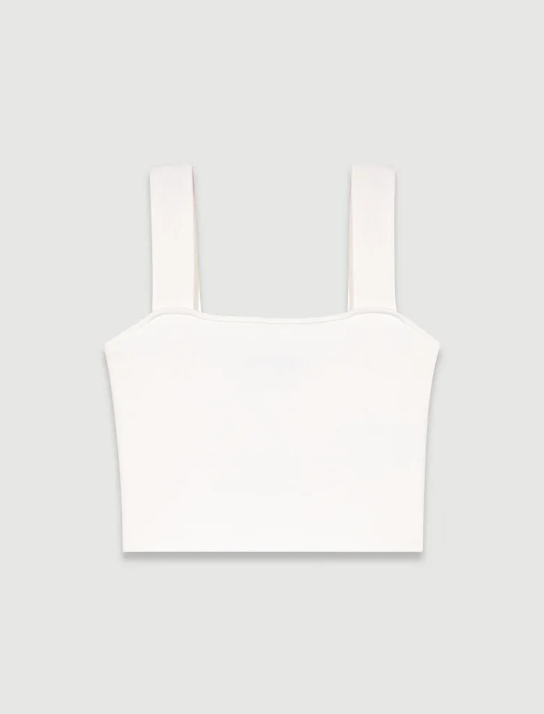 Knit crop top