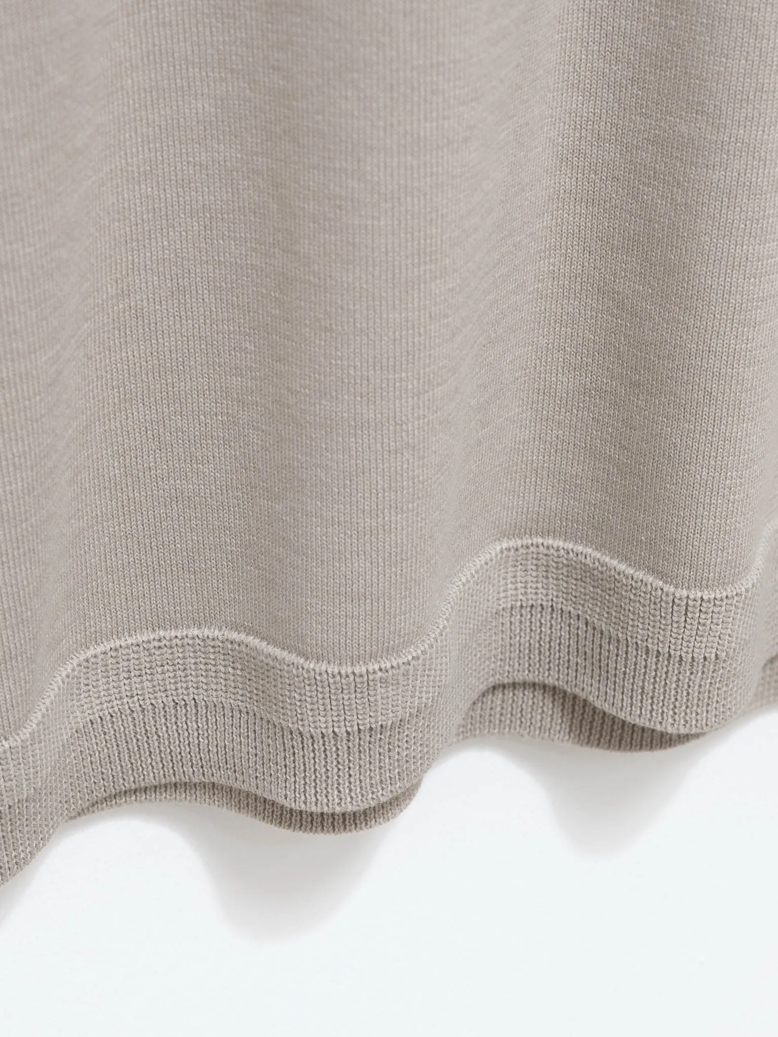 Knit T-Shirt - Greige