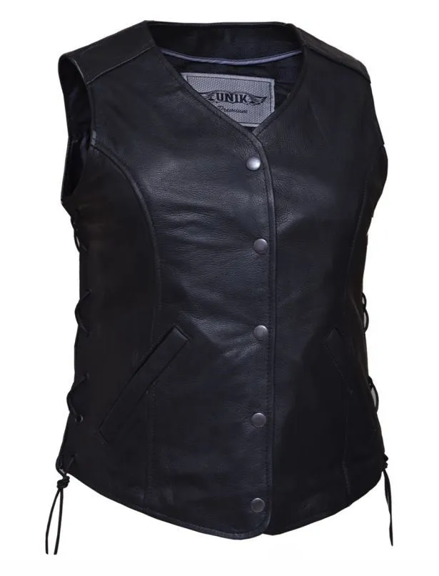Ladies PREMIUM Modern Vest - Side lace