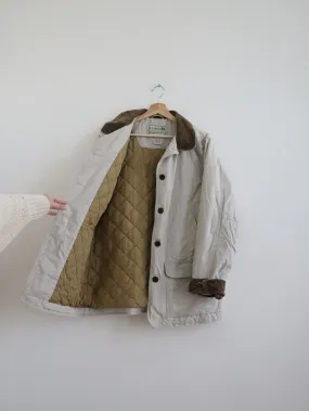 LL Bean Quilted Chore Coat (L)