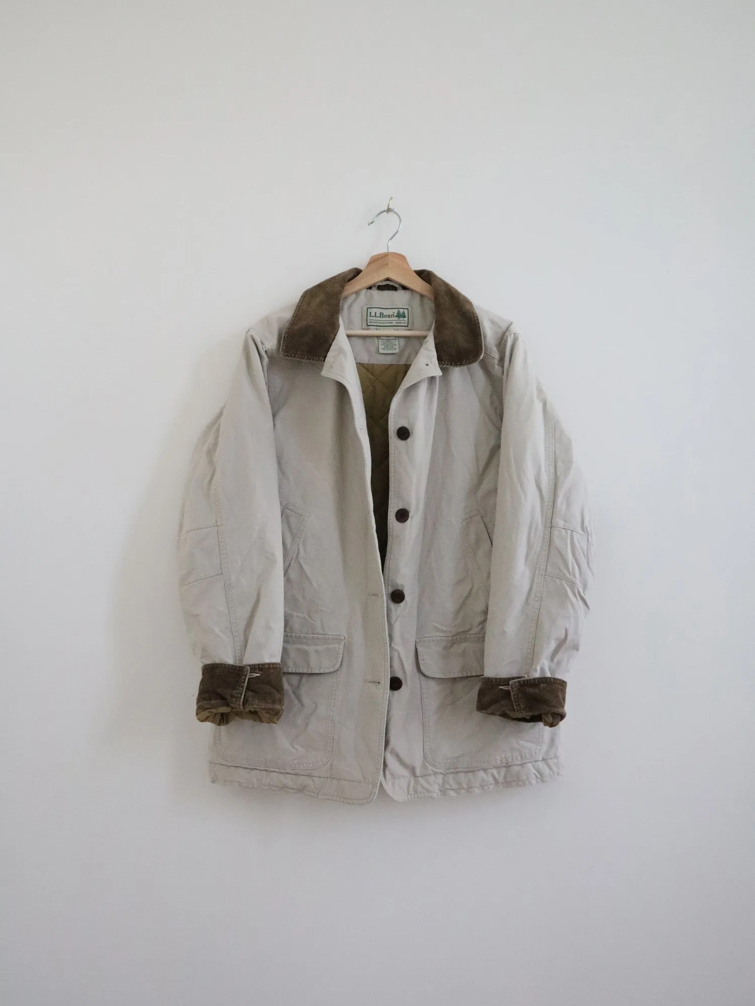 LL Bean Quilted Chore Coat (L)