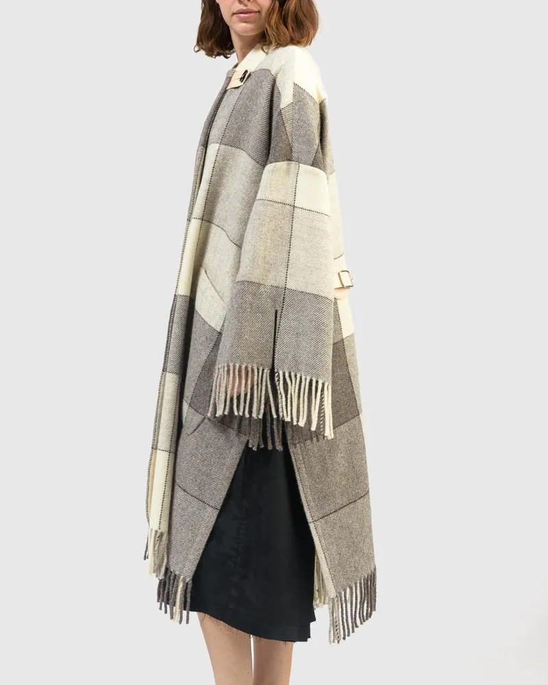 Luella Coat in Open Grey