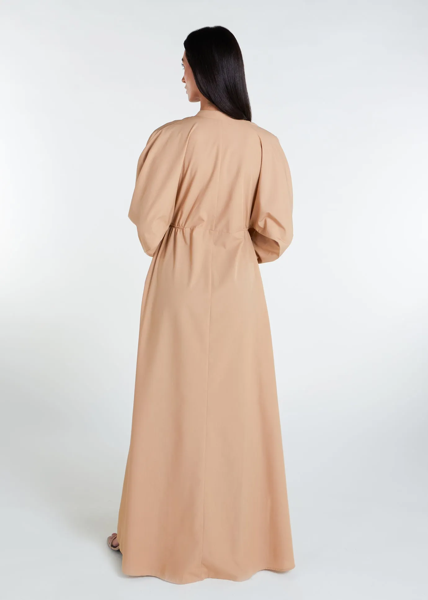 Maxi Shirt Dress Sand