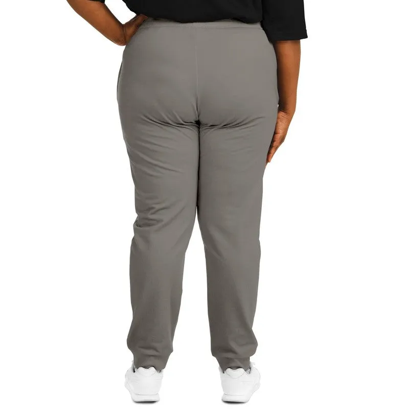 Medium Dark Red Brown Joggers | Unisex | with PLUS sizes | Medium Dark Pale Red Brown | C0M10Y10K60