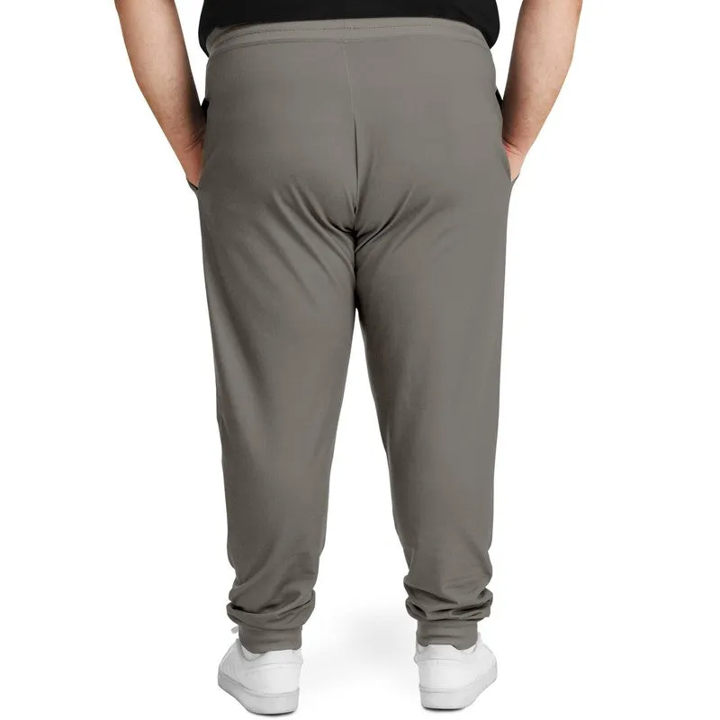 Medium Dark Red Brown Joggers | Unisex | with PLUS sizes | Medium Dark Pale Red Brown | C0M10Y10K60