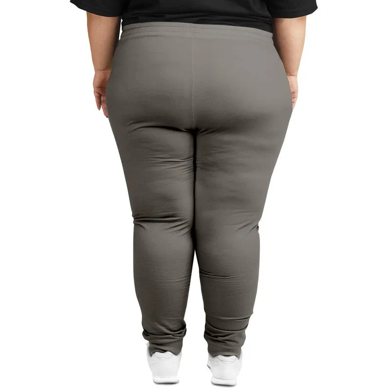 Medium Dark Red Brown Joggers | Unisex | with PLUS sizes | Medium Dark Pale Red Brown | C0M10Y10K60