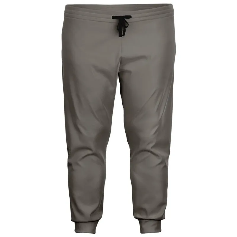 Medium Dark Red Brown Joggers | Unisex | with PLUS sizes | Medium Dark Pale Red Brown | C0M10Y10K60
