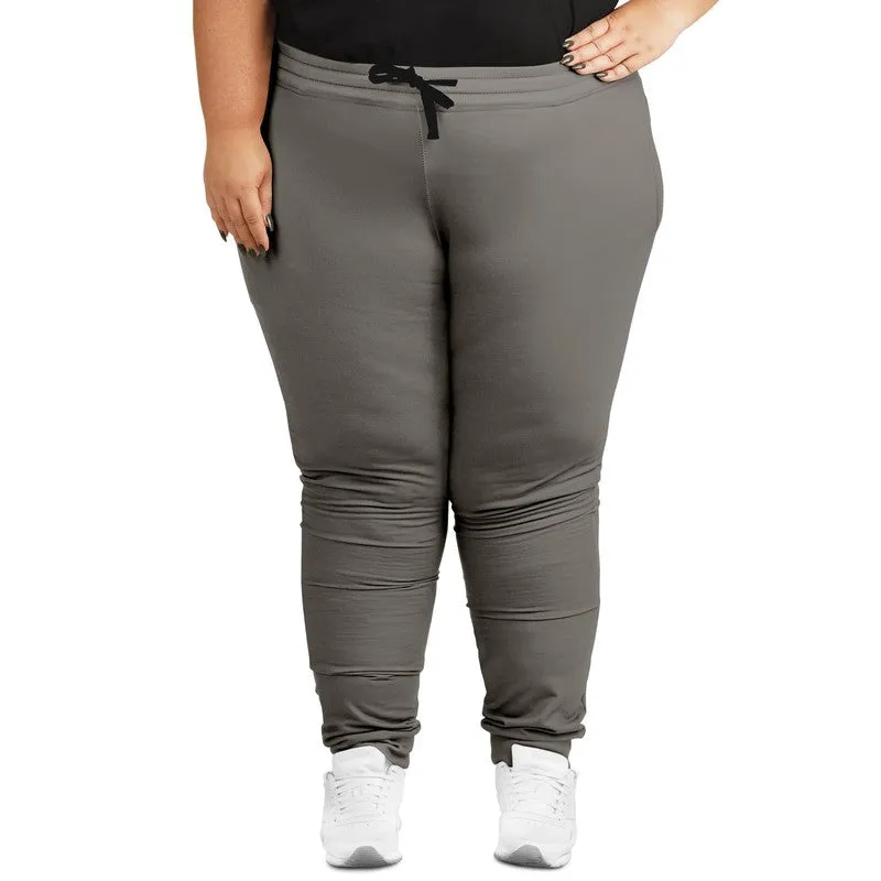 Medium Dark Red Brown Joggers | Unisex | with PLUS sizes | Medium Dark Pale Red Brown | C0M10Y10K60