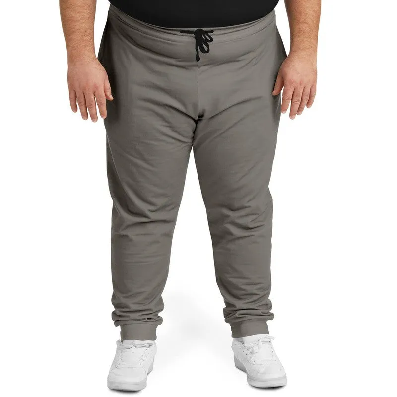 Medium Dark Red Brown Joggers | Unisex | with PLUS sizes | Medium Dark Pale Red Brown | C0M10Y10K60