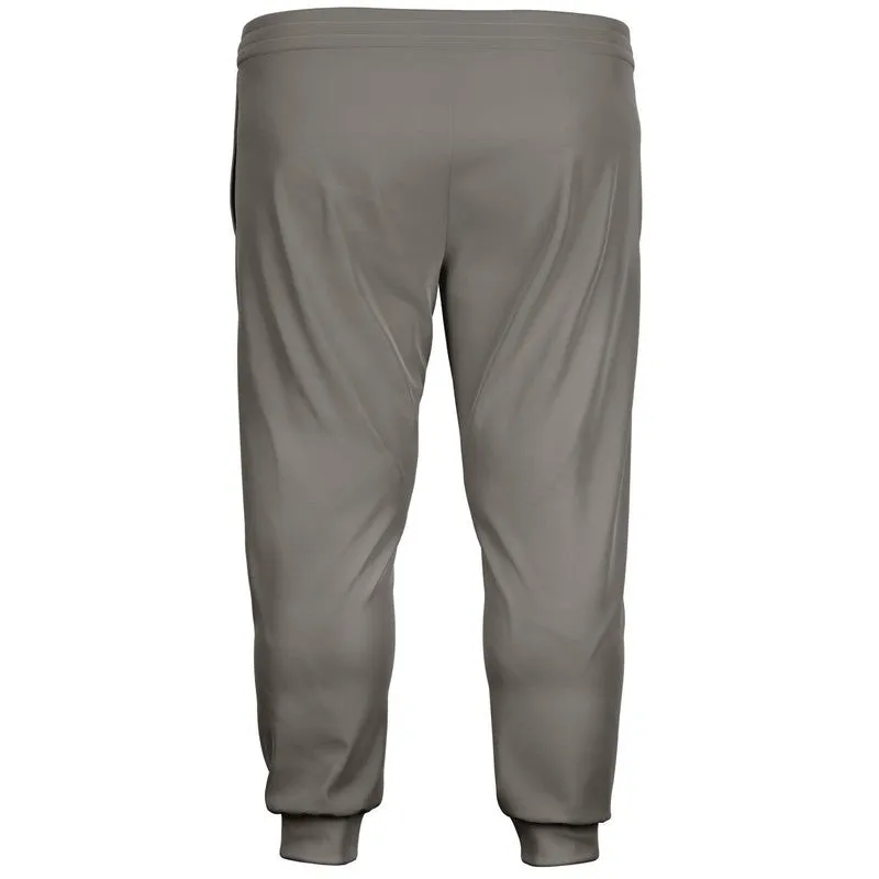 Medium Dark Red Brown Joggers | Unisex | with PLUS sizes | Medium Dark Pale Red Brown | C0M10Y10K60