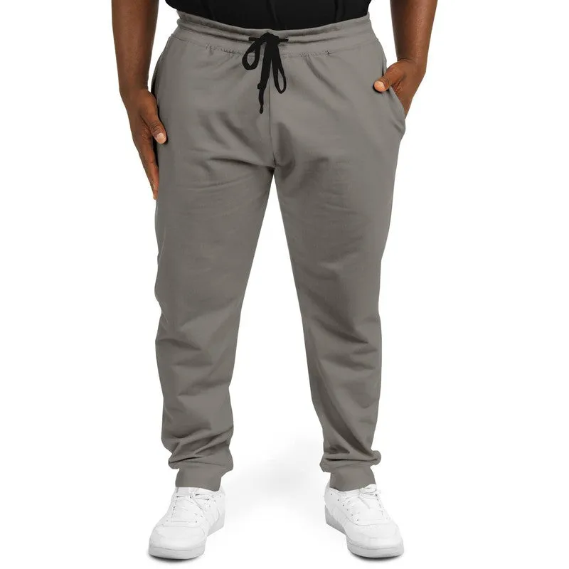 Medium Dark Red Brown Joggers | Unisex | with PLUS sizes | Medium Dark Pale Red Brown | C0M10Y10K60