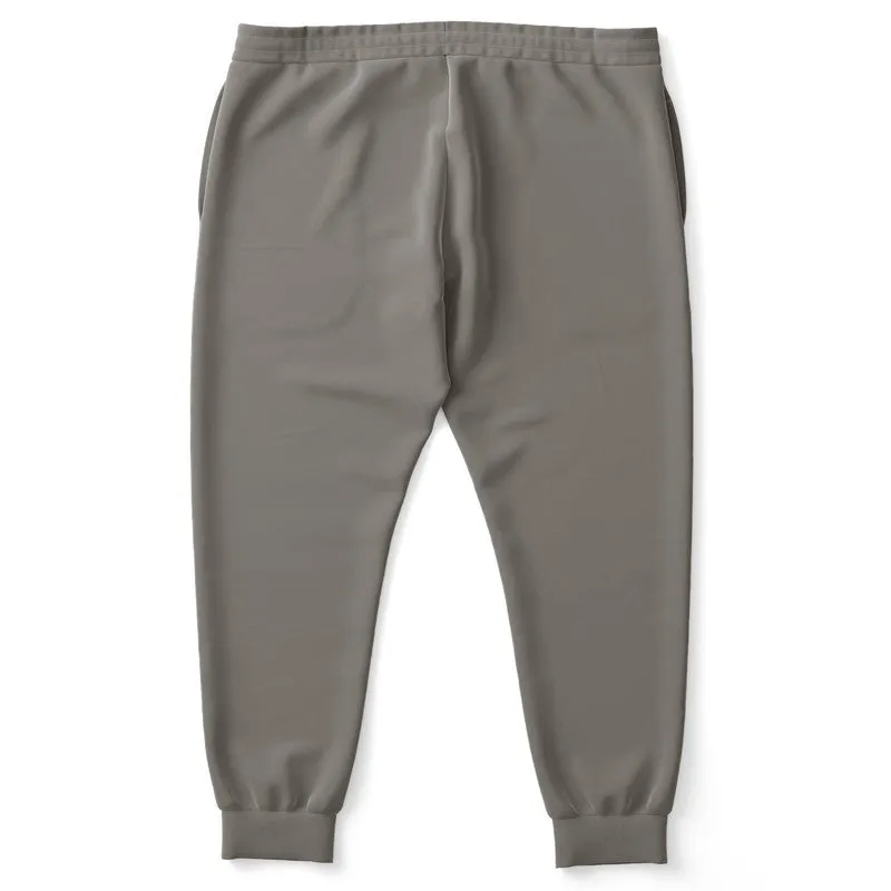 Medium Dark Red Brown Joggers | Unisex | with PLUS sizes | Medium Dark Pale Red Brown | C0M10Y10K60