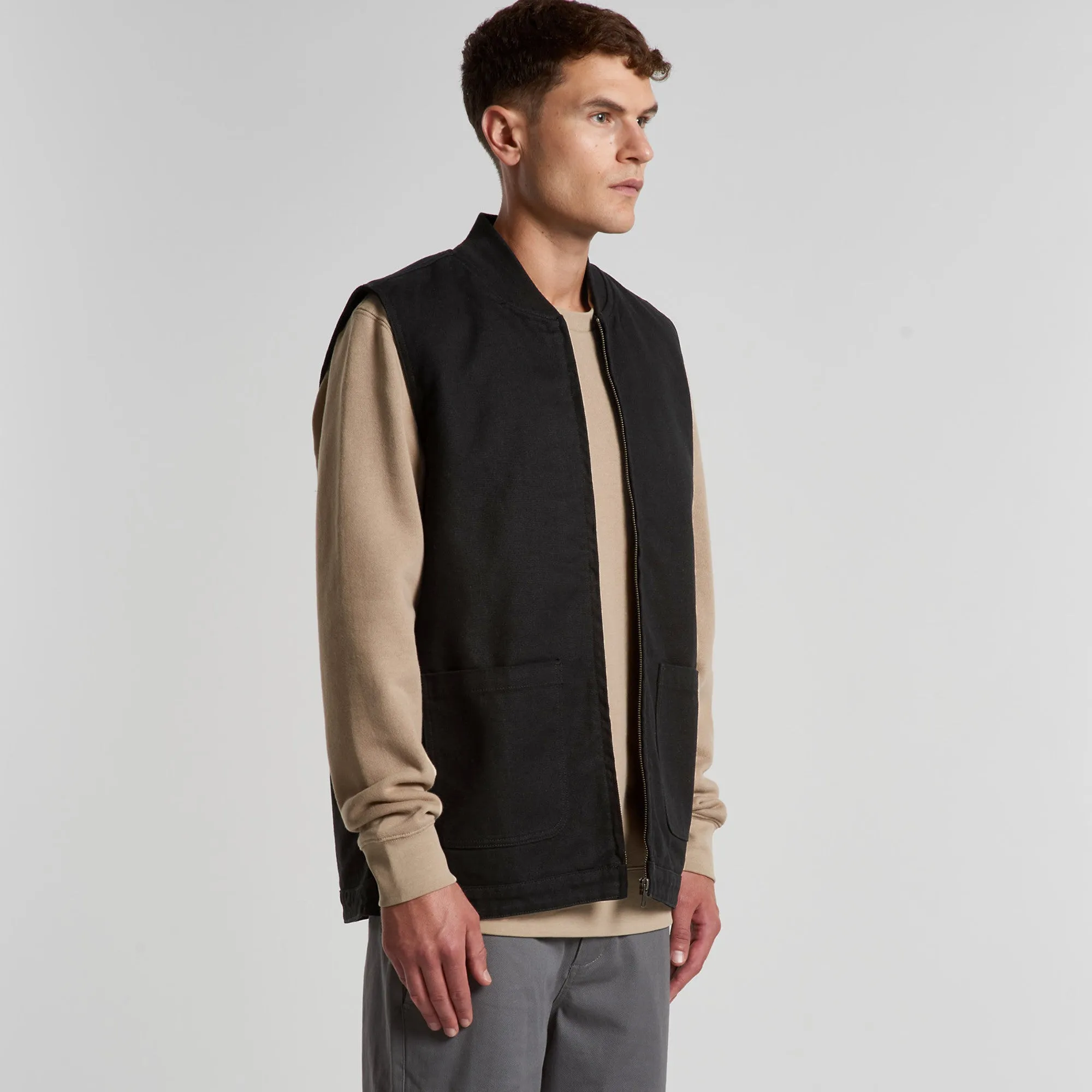 Mens Heavy Canvas Vest