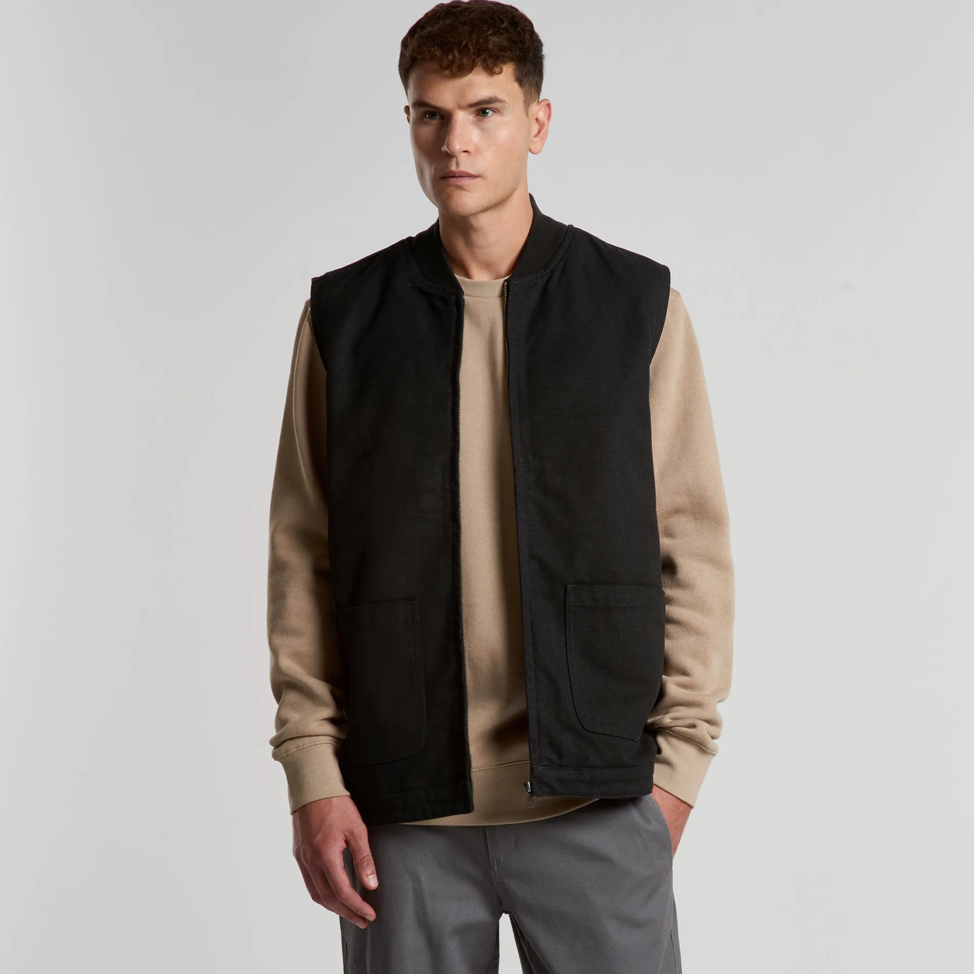 Mens Heavy Canvas Vest