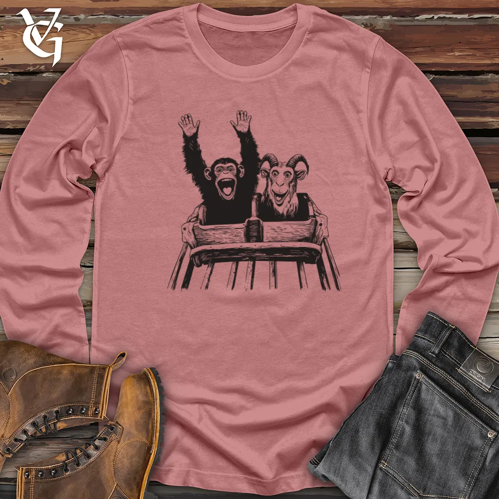 Monkey Goat Rollercoaster Long Sleeve