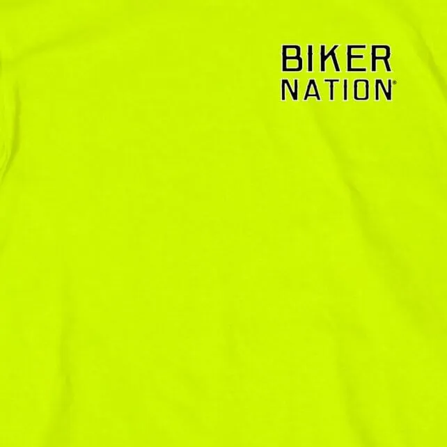 NEW! Hot Leathers Put The Phone Down Long Sleeve Biker Shirt Safety Green