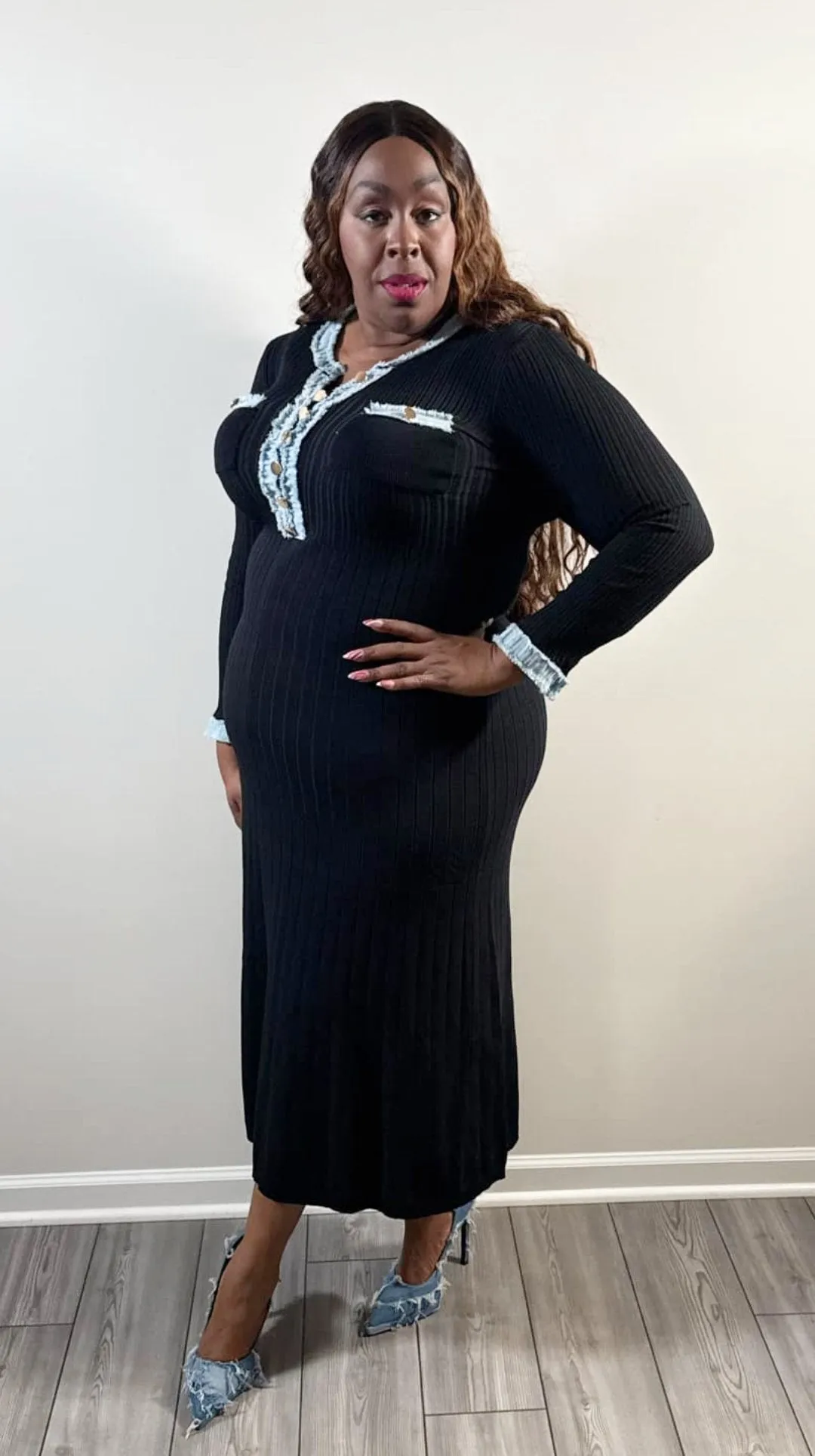 One Size Knit Dress