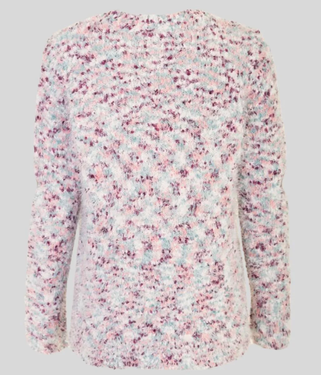 Pale Pink Textured Soft Jumper