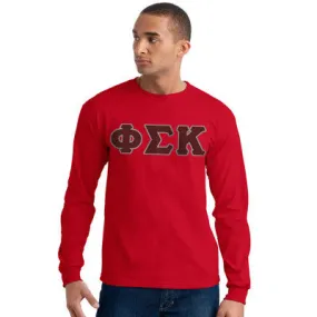 Phi Sigma Kappa Long-Sleeve Shirt - G240 - TWILL