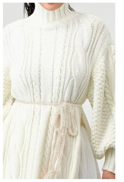 Princess Knit Top With Tulle Skirt