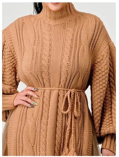 Princess Knit Top With Tulle Skirt