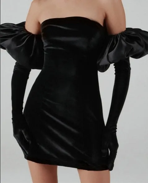 Puff Sleeve Elegant Dress