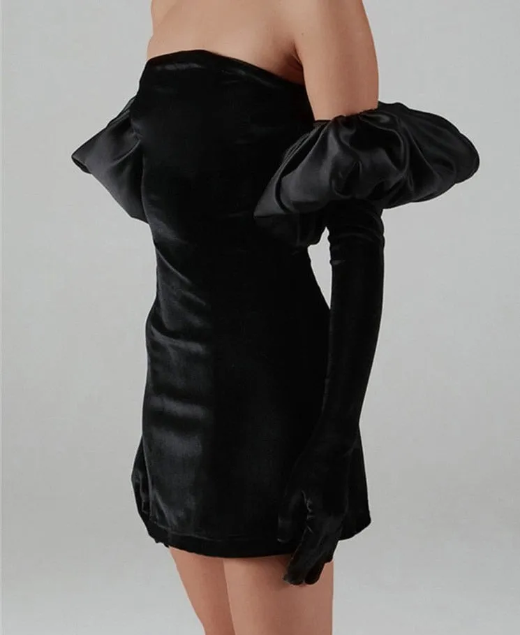 Puff Sleeve Elegant Dress