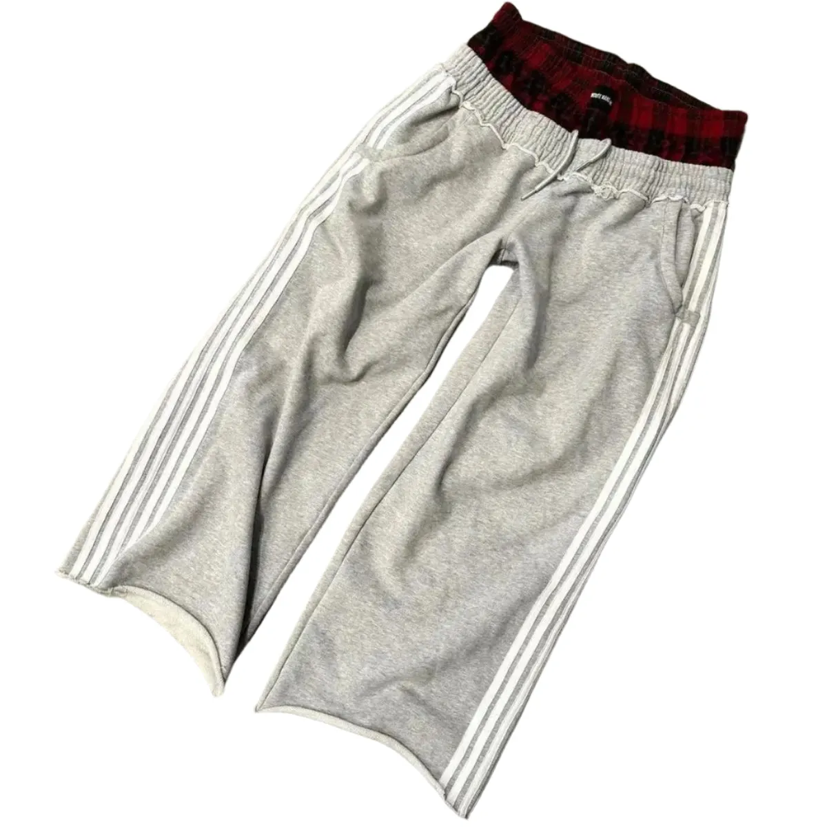 Retro Unisex High-Waist Sweatpants - Straight Leg
