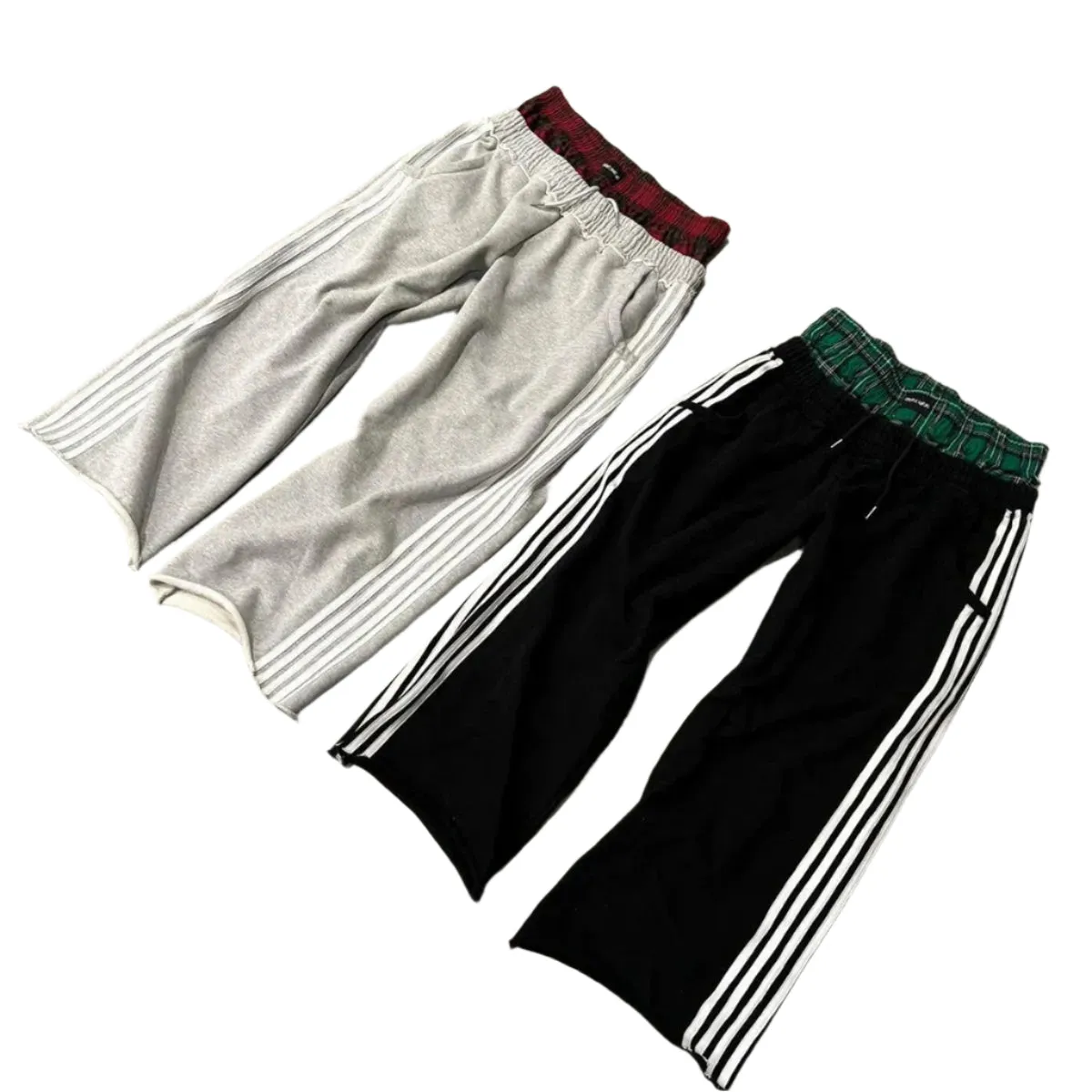 Retro Unisex High-Waist Sweatpants - Straight Leg