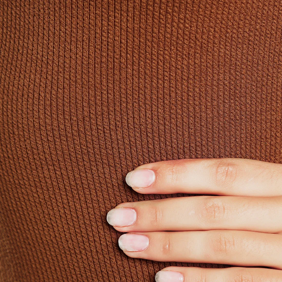 Ribbed Knit Slit Tank Dress