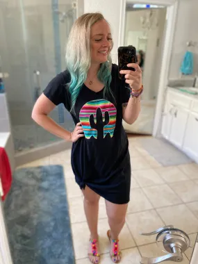 Rita Serape Custom Tshirt Dress