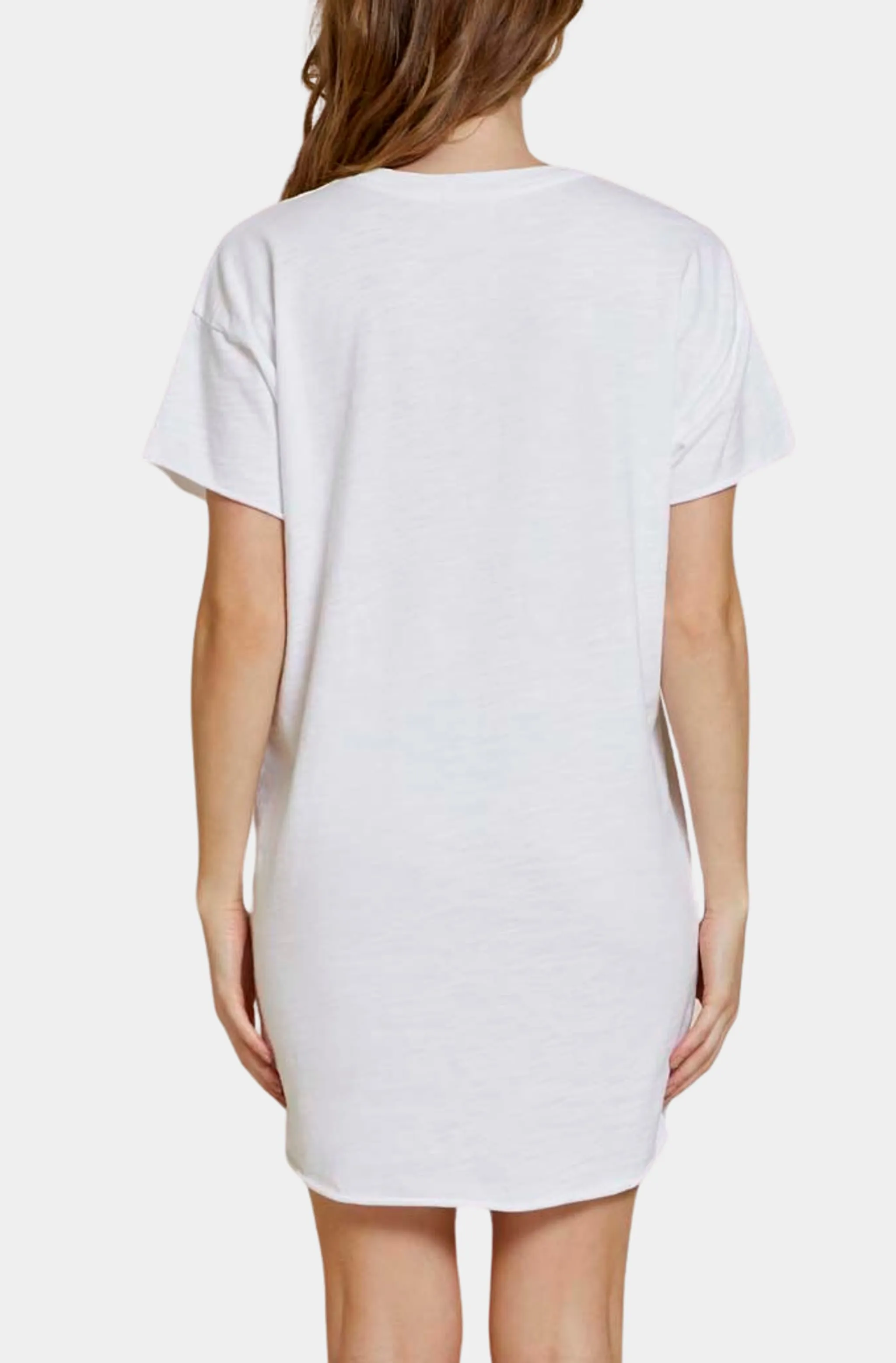Rowan T-Shirt Dress W/ Snaps