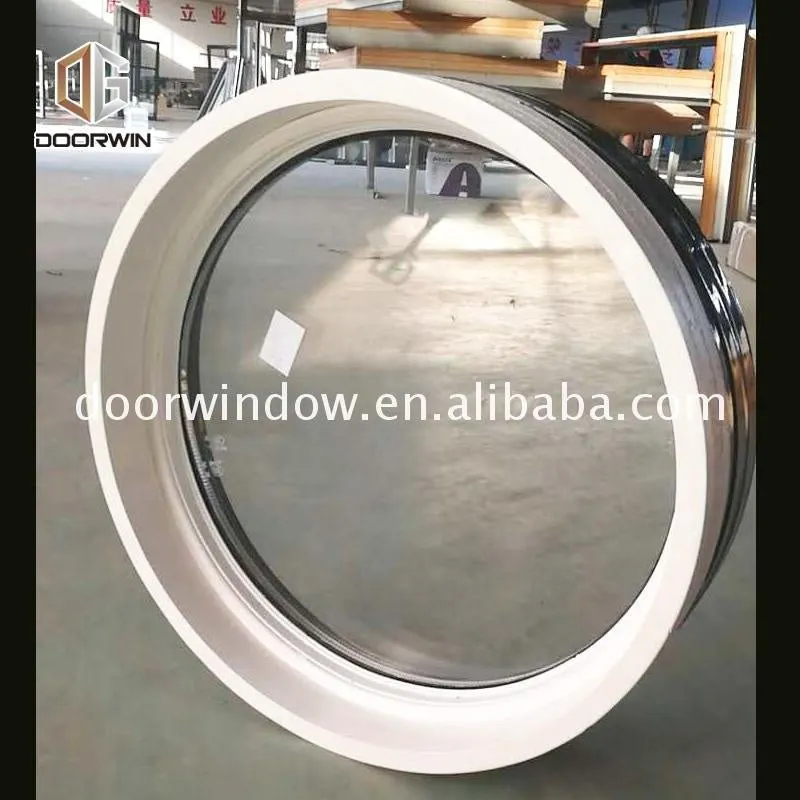 Safety glass window round that open windows for sale by Doorwin on Alibaba