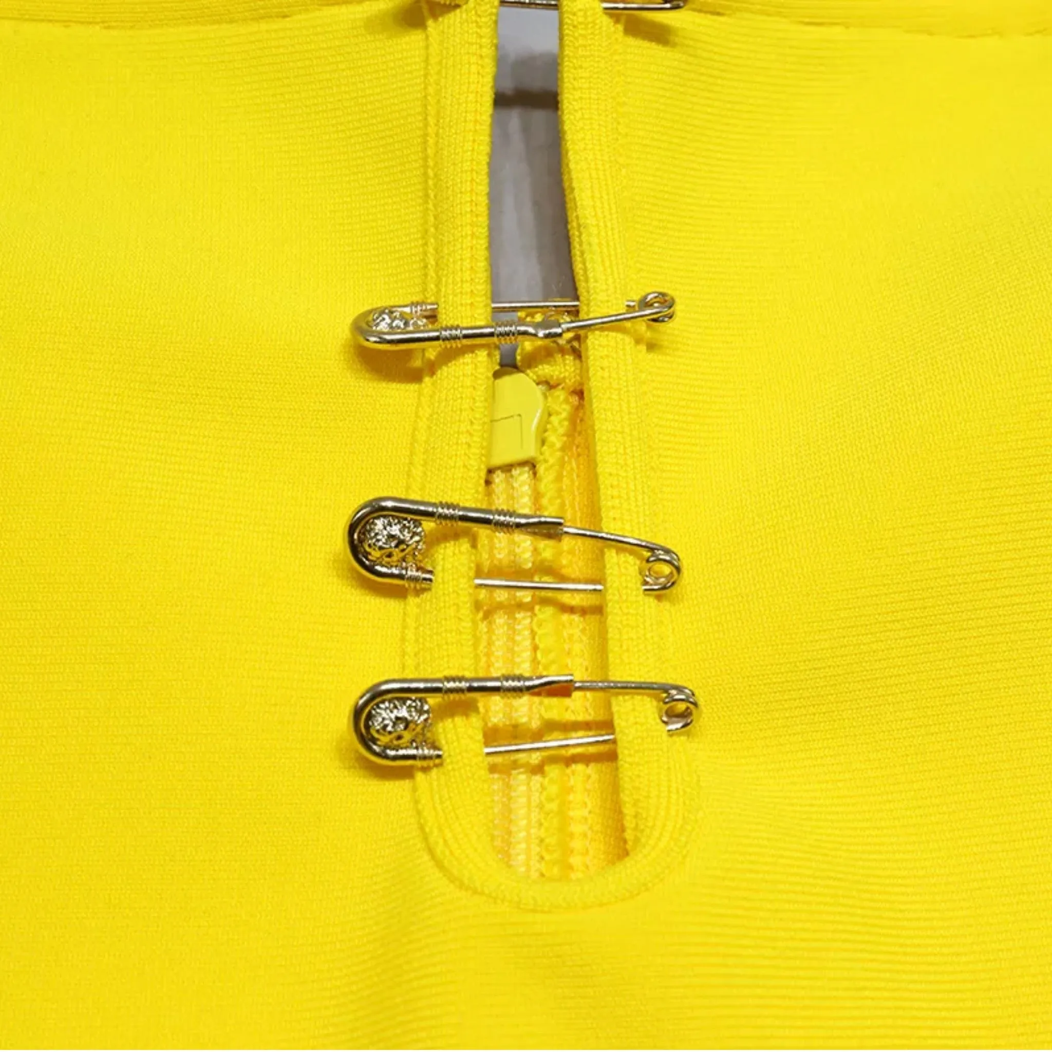 Safety Pin Bodycon Dress