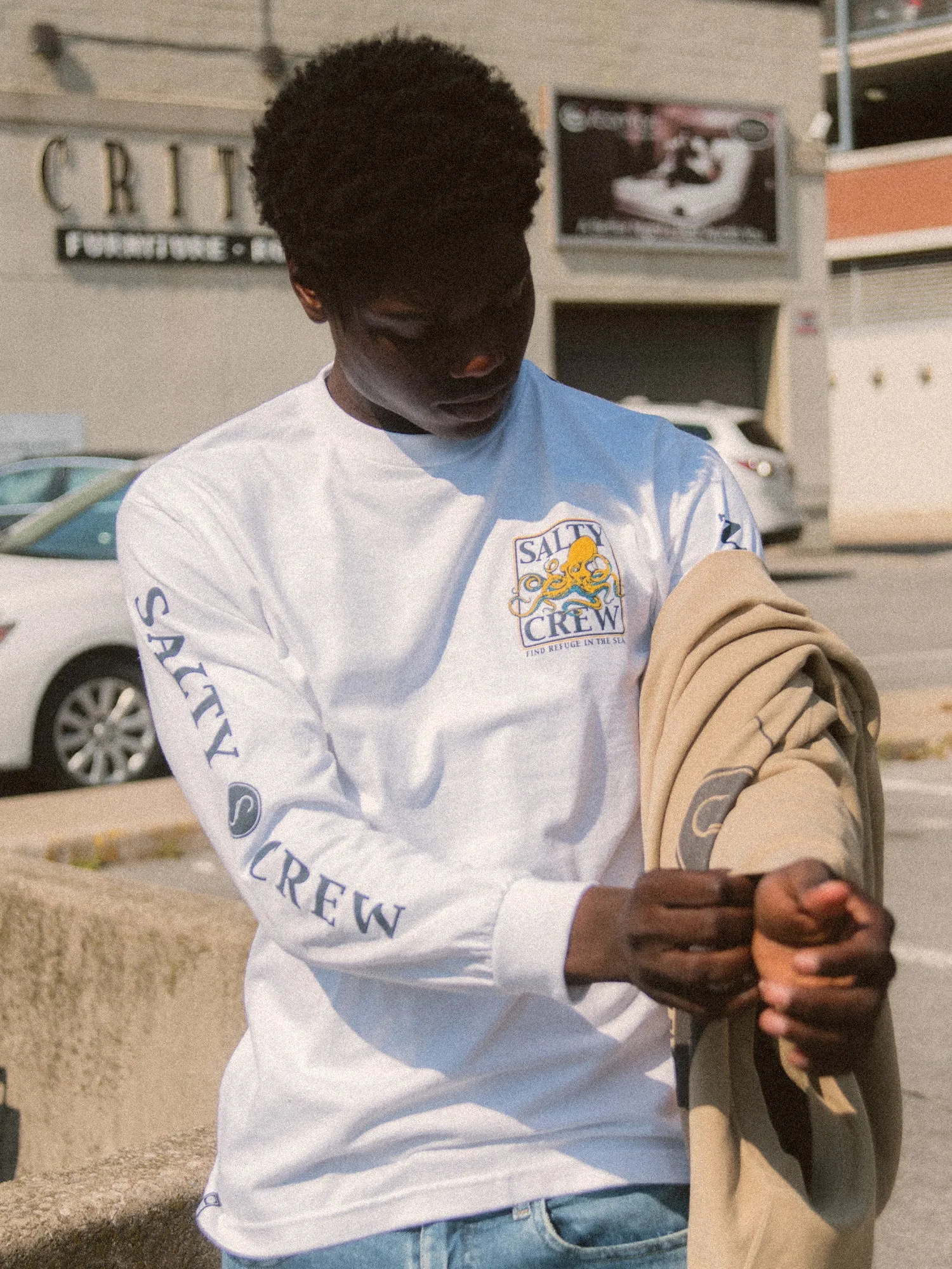 SALTY CREW INK SLINGER STANDARD LONG SLEEVE TEE - CLEARANCE